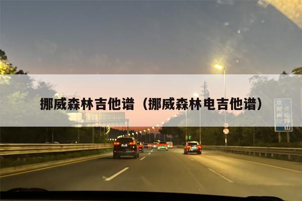 挪威森林吉他谱（挪威森林电吉他谱）