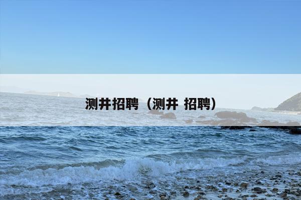 测井招聘（测井 招聘）