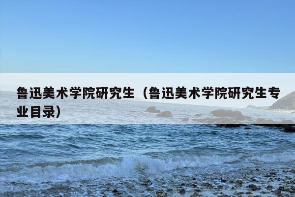 鲁迅美术学院研究生（鲁迅美术学院研究生专业目录）