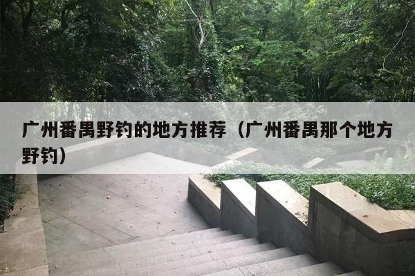 广州番禺野钓的地方推荐（广州番禺那个地方野钓）