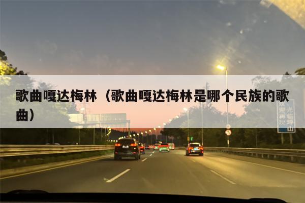 歌曲嘎达梅林（歌曲嘎达梅林是哪个民族的歌曲）
