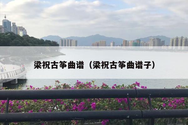 梁祝古筝曲谱（梁祝古筝曲谱子）