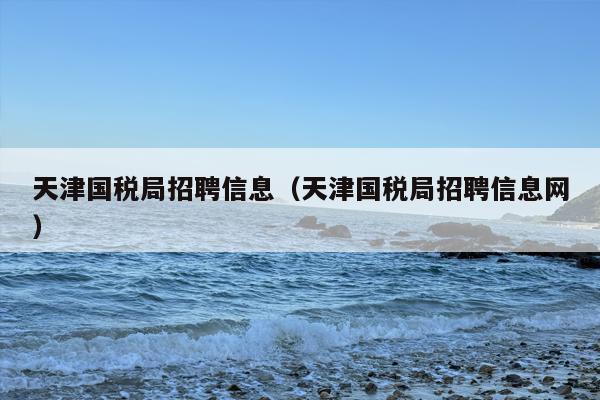 天津国税局招聘信息（天津国税局招聘信息网）