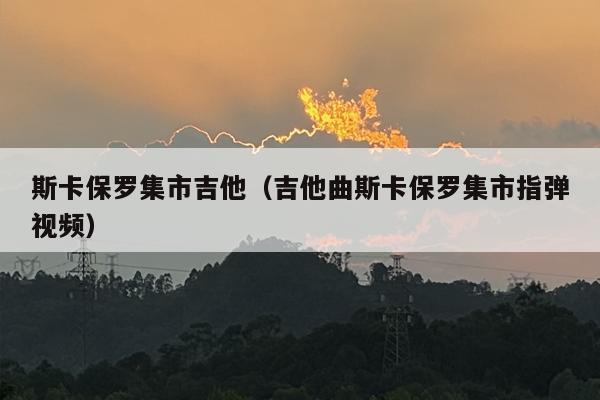 斯卡保罗集市吉他（吉他曲斯卡保罗集市指弹视频）