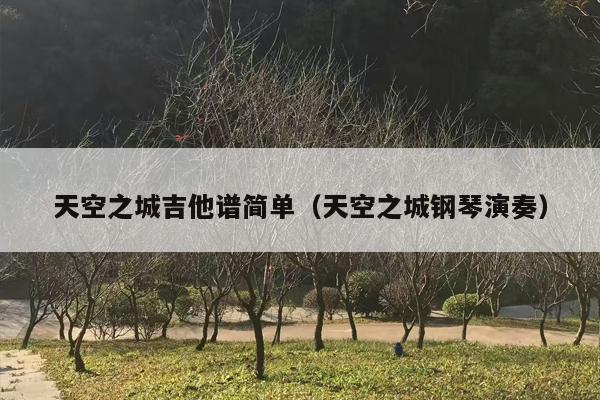 天空之城吉他谱简单（天空之城钢琴演奏）