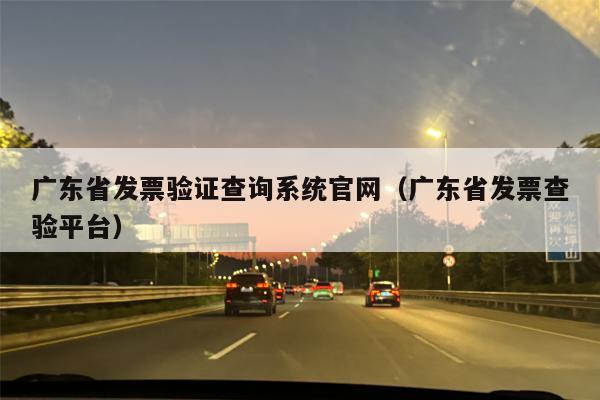 广东省发票验证查询系统官网（广东省发票查验平台）