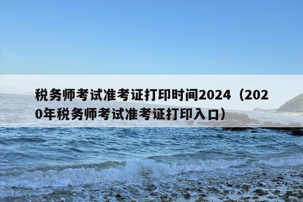 税务师考试准考证打印时间2024（2020年税务师考试准考证打印入口）