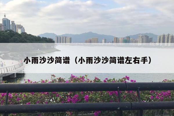 小雨沙沙简谱（小雨沙沙简谱左右手）