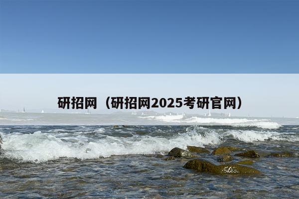 研招网（研招网2025考研官网）