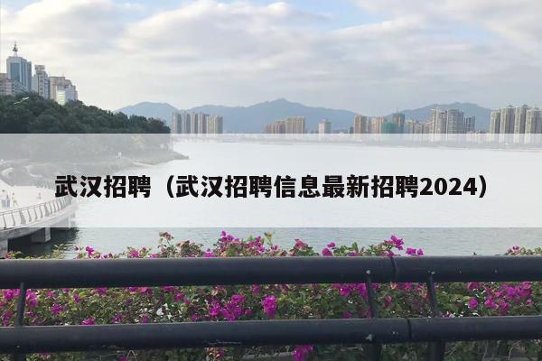 武汉招聘（武汉招聘信息最新招聘2024）