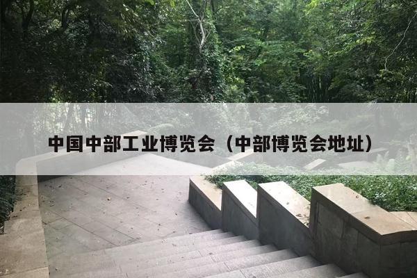 中国中部工业博览会（中部博览会地址）