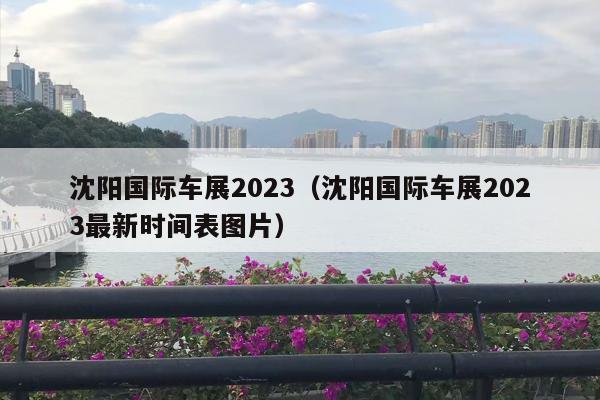 沈阳国际车展2023（沈阳国际车展2023最新时间表图片）