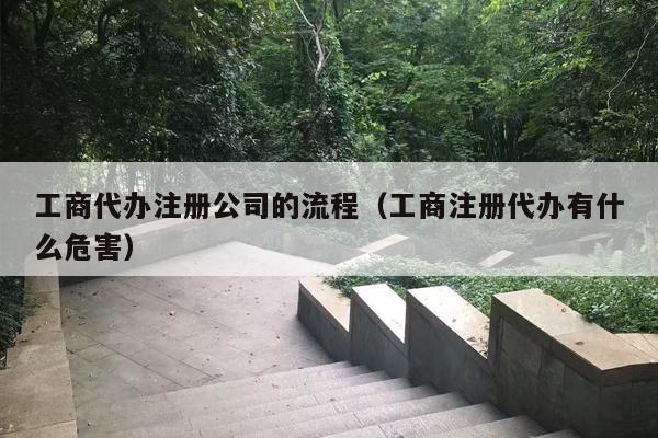工商代办注册公司的流程（工商注册代办有什么危害）