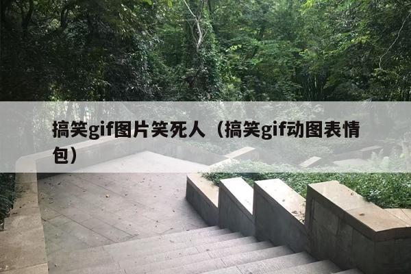 搞笑gif图片笑死人（搞笑gif动图表情包）