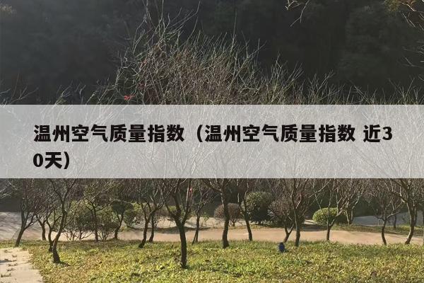 温州空气质量指数（温州空气质量指数 近30天）