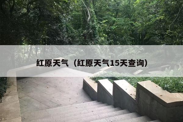 红原天气（红原天气15天查询）