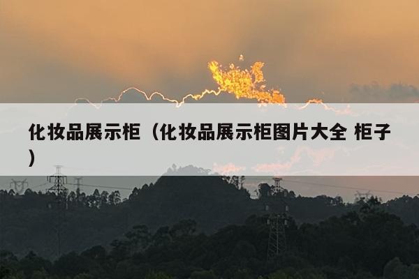 化妆品展示柜（化妆品展示柜图片大全 柜子）