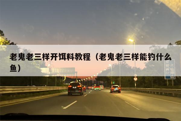 老鬼老三样开饵料教程（老鬼老三样能钓什么鱼）