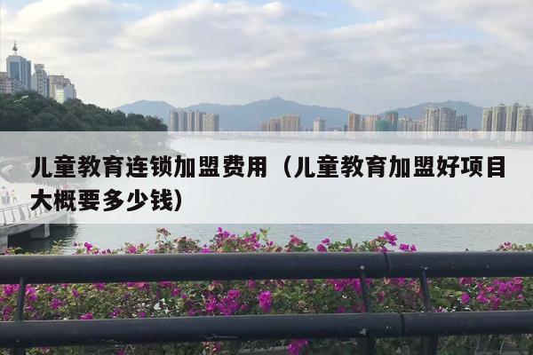 儿童教育***费用（儿童教育加盟好项目大概要多少钱）