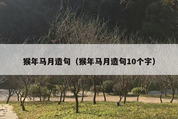 猴年马月造句（猴年马月造句10个字）